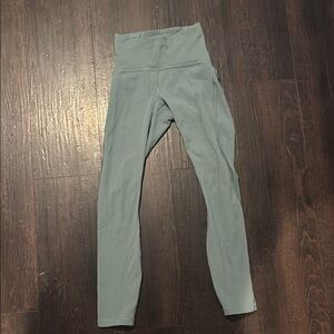 High-Waisted Teal Leggings